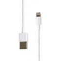 PremiumCord cable USB-A - Lightning 2m, white