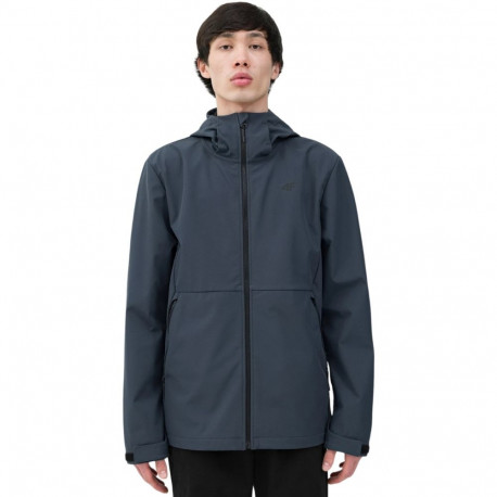 Kurtka męska softshell 4F M043 ciemny szary 4FSS23TSOFM043 23S