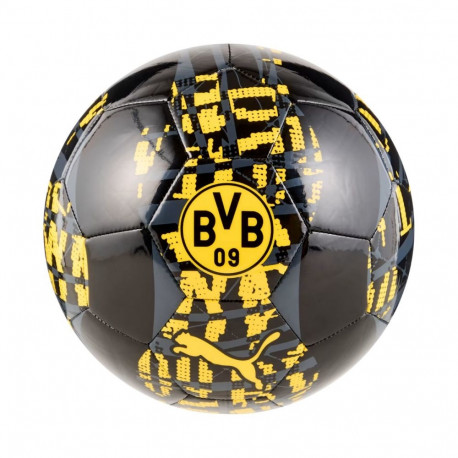 Puma jalgpall BVB Prematch 84551 02, must-kollane