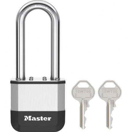 Master Lock Elite Padlock 52mm, 64mm Shackle, 5-Pin Cylinder