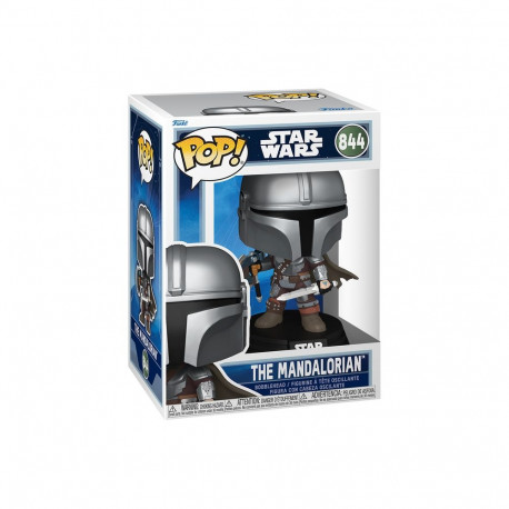 FUNKO POP! Vinyl Figure: Star Wars: Mandalorian & Grogu - The Mandalorian (Dual Wield)