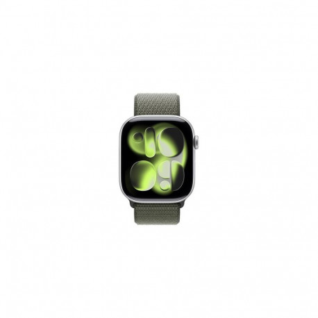 Apple MFFJ4ZM/A smart wearable accessory Band Green Nylon, Recycled polyester, Spandex