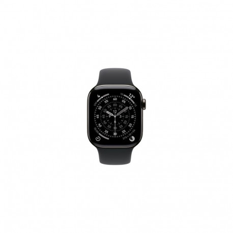 Apple MXLK3ZM/A smart wearable accessory Band Black Fluoroelastomer
