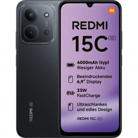 Xiaomi Redmi 15C 4 / 128GB 5G Midnight Black