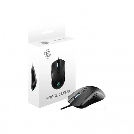 "MSI Forge GM320 Gaming Maus, Black, USB"