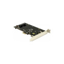 "PCI Express x1 Karte für 2 x SATA HDD / SSD"
