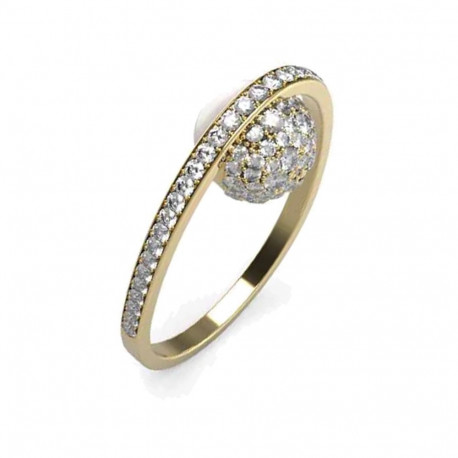 Guess Ladies Ring JUBR04454JWYG58