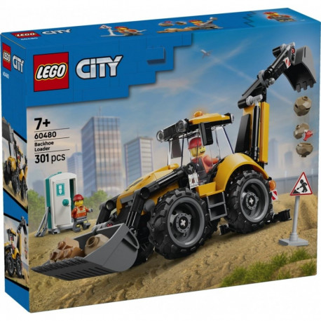 City klotsid 60480 ekskavaatorlaadur, kollased