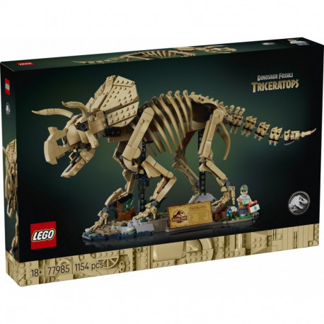 Jurassic World klotsikomplekt 77985 Triceratopsi luustik