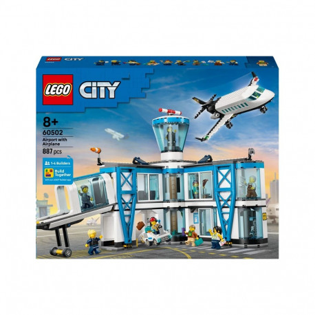 CONSTR LEGO AIRPORT WITH AIRPLANE 60502