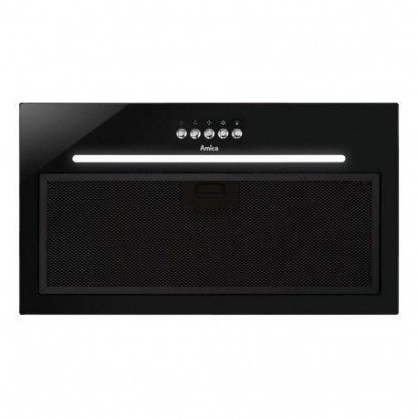 Kitchen Hood - Amica OMP6255BG 389 m³/h, 3 Speed Settings, Washable Grease Filter, Black