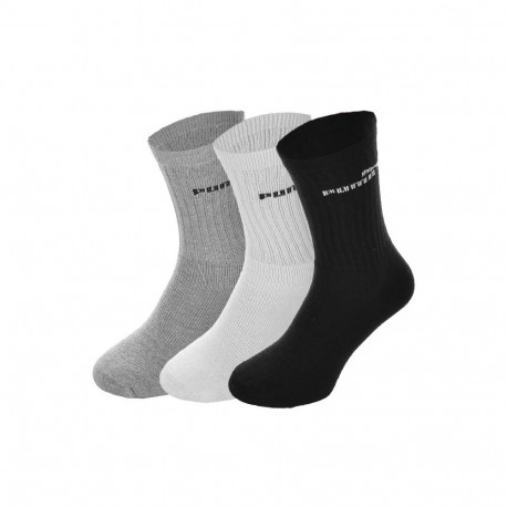 Puma pikad sokid 7308 325/883296 10 3paari, valge, hall, must