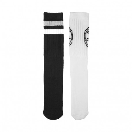Converse sokid E744A 2-pakk, valge, must