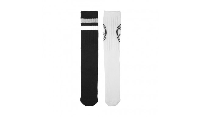 Converse sokid E744A 2-pakk, valge, must