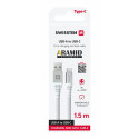 Swissten ARAMID REINFORCED USB - USB-C Data and Charding cable 1.5m