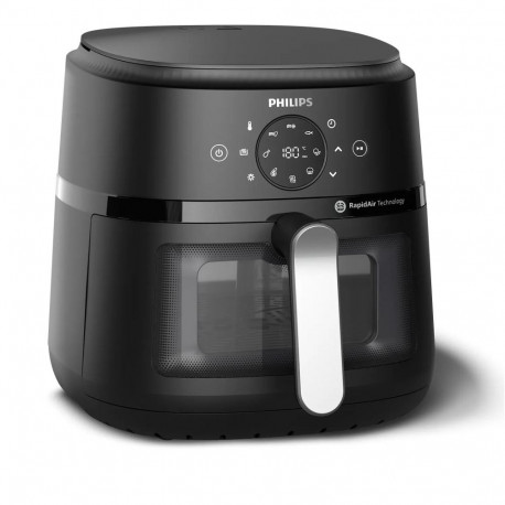 Air Fryer - Philips Airfryer 2000 Series NA231/00, 6.2L, Touchscreen Control, Black
