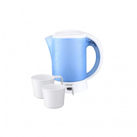 Electric Kettle - Feel-Maestro MR010 0.6L 600W Auto Power-Off Blue/White