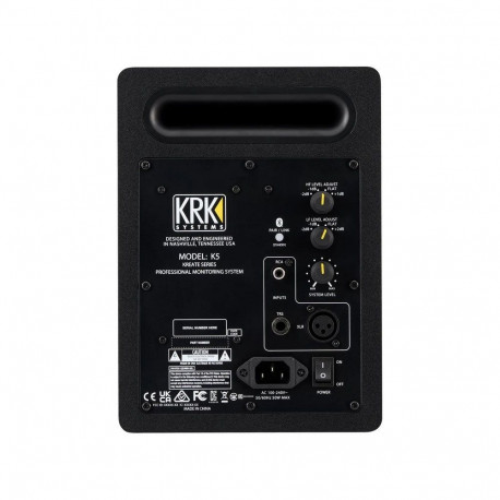 Audio Monitor - KRK Kreate 3 Active 3" Studio Reference Monitors 70–33,000 Hz Bluetooth Black
