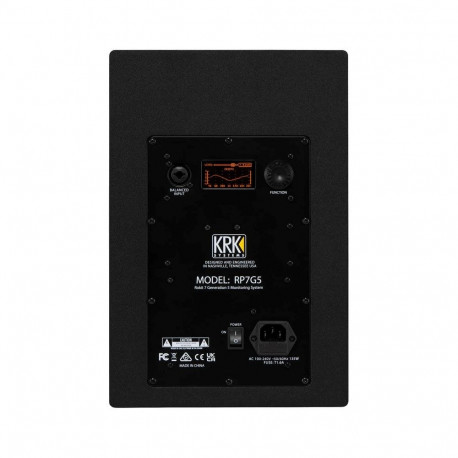 Audio Monitor - KRK Rokit 7 G5 7-Inch Woofer, 2.54 cm Tweeter, 36 Hz to 40 kHz Black