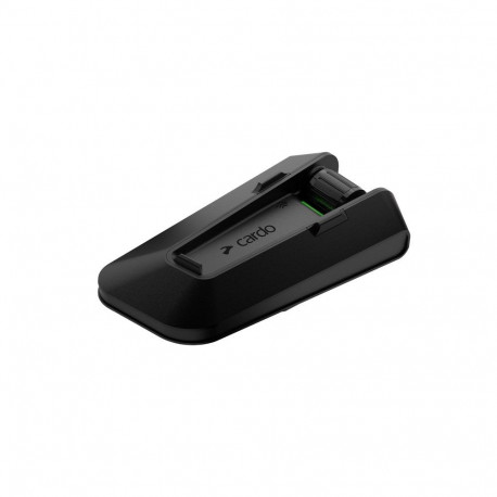 Motorcycle Intercom - Cardo Packtalk Pro Single, Bluetooth, 1.6 km Range, 13 Hours Talk Time, Black