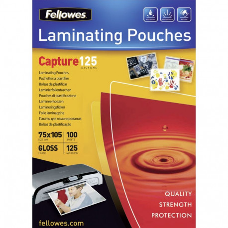 Fellowes 125mik 75x105mm / 100 tk