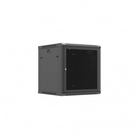 Lanberg paigalduskapp WF01-6612-23B 19" 12U 600x600 üheukseline perforeeritud esiuks lukustatav vent