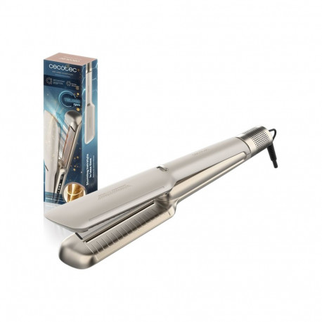Cecotec Hair Straightener | Air Lisse Champagne | Ceramic heating system | Ionic function | Temperat