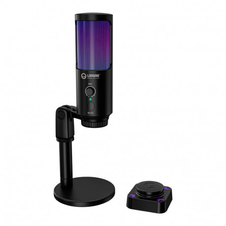 LORGAR Gaming Microphone SMP40 Pro Mute Button RGB Black