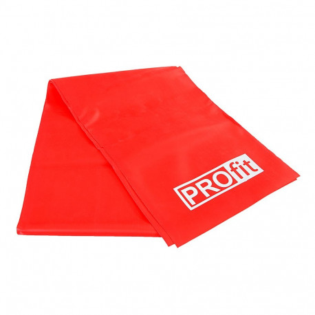Profit treeningkumm DK 2227 pikk tugev 200*15*0,55cm, punane