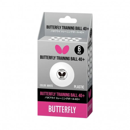 Butterfly lauatennise pallid 6 tk, valged