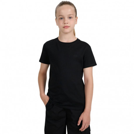 4F tüdrukute särk F2332 4FJWMM00TTSHF2332 20S, süsimust