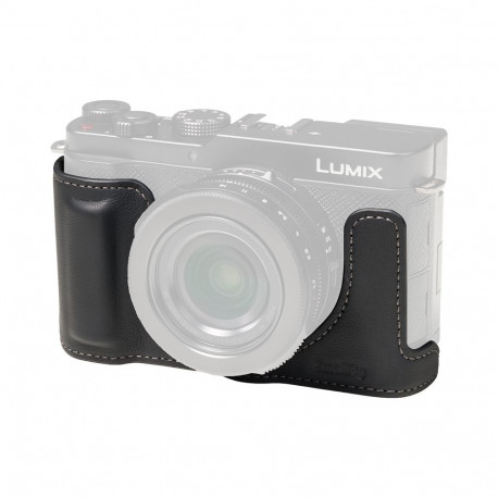 SmallRig 5698 Leather Half Case for Panasonic LUMIX L10 Black