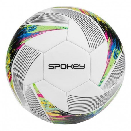 Piłka nożna Spokey Prodigy biało-kolorowa 925384