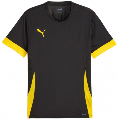 Puma meeste spordisärk teamGoal Matchday Jersey 705747 26, must-kollane