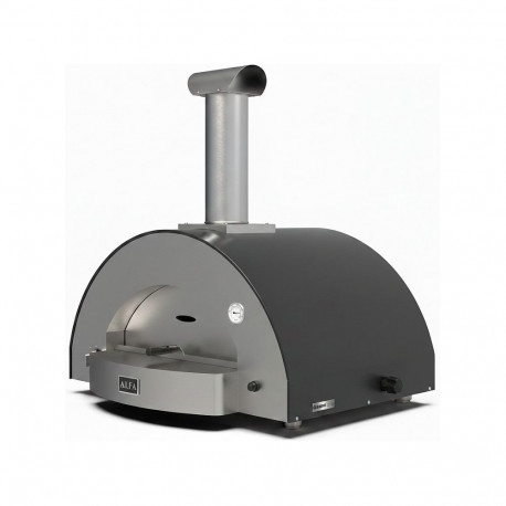 "Alfa Forni Classico 4 Pizze Hybrid Schiefer Grau"