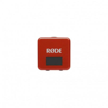 Rode Microphones Wireless GO (Gen 3), tumepunane