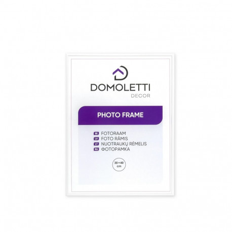 FRAME ALIUMINIUM 30X40CM DOMOLETTI WHITE