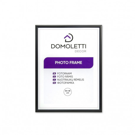 DOMOLETTI raam AURA 30x40cm, must