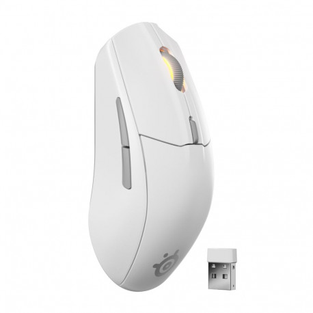 Gaming Mouse - SteelSeries Rival 3 Gen 2, 18000 DPI, Wireless, White