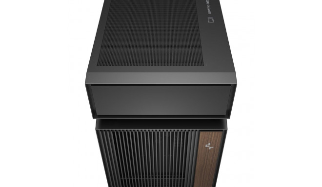 Computer Case - DeepCool CL6600 Midi Tower, Tempered Glass, Multi-Color Illumination, Black