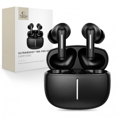 TECH-PROTECT ULTRABOOST TWS ANC EARPHONE PRO G3 BLACK
