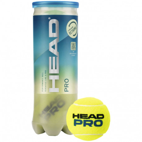 Head tennisepallid Pro 3tk