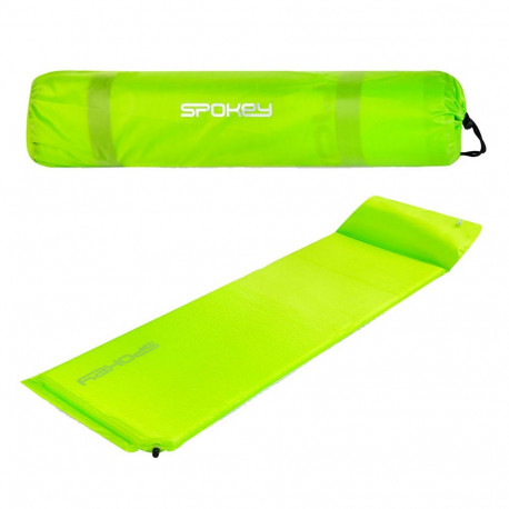 Mata samopompująca z poduszką Spokey Savory Pillow zielona 927851