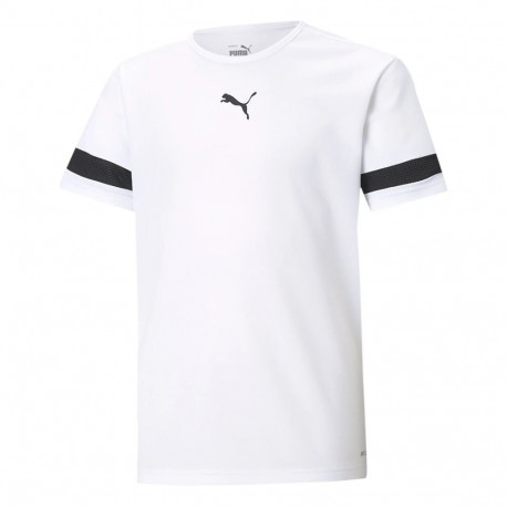Koszulka dla dzieci Puma teamRISE Jersey Jr biała 704938 04