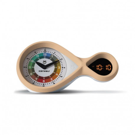 Kidywolf analog & digital Alarm Clock pink
