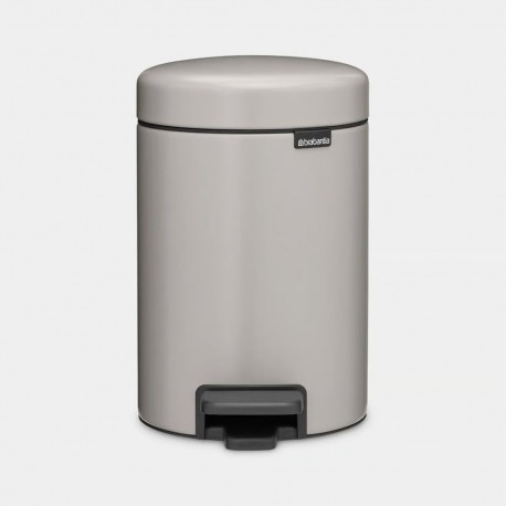 BRABANTIA atkritumu tvertne ar pedali NewIcon  3 l  Soft Grey 252181 (8710755252181)