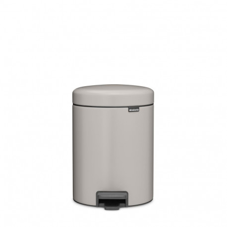 BRABANTIA atkritumu tvertne ar pedali NewIcon  5 l  Soft Grey 252204 (8710755252204)