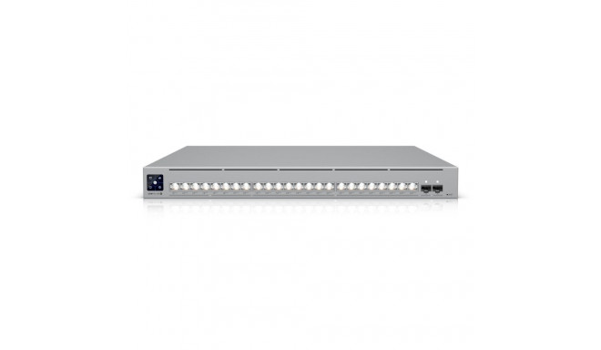 UBIQUITI haldatav võrgulüliti USW-PRO-XG-24-POE L2/L3 1U vormifaktor raki paigaldatav virnastatav 24