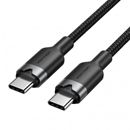 CABLE USB-C TO USB-C/1M BLACK TRDBF VENTION TRDBF (6922794783409)