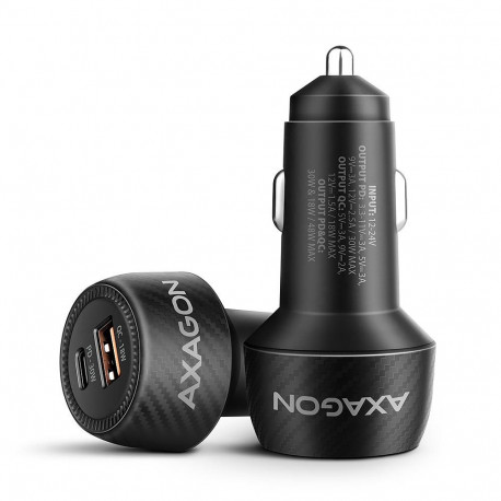 AXAGON autolaadija PWC-PQ48 USB 2 porti 48W